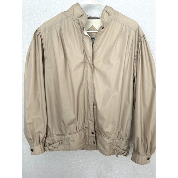 True Vintage Members Only Women's Jacket Size Small (40 in) Cream Euro Rock Punk - Picture 1 of 7